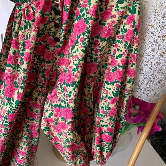 NWT zara puff shoulder print dress - Picture 5 of 11